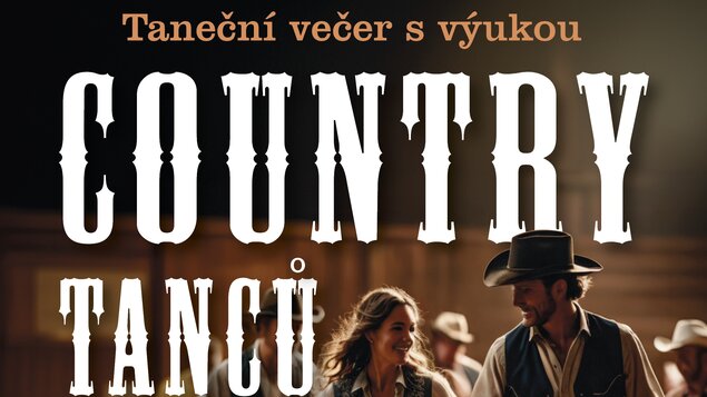 Taneční večer s výukou country tanců